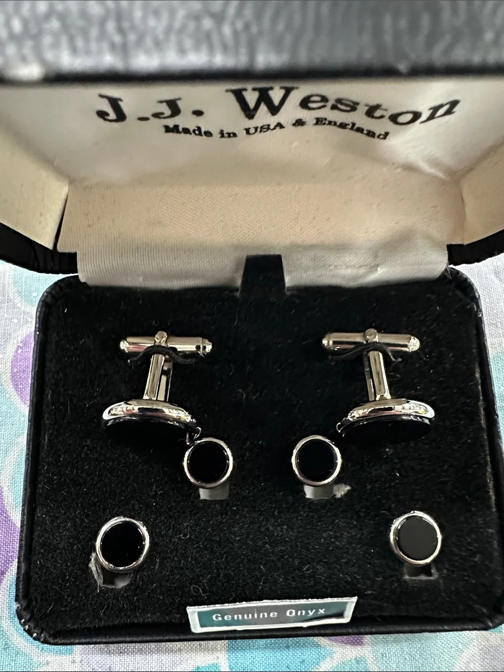 J.J. Weston classic cufflink